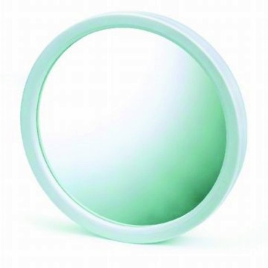 Specchio tondo bianco