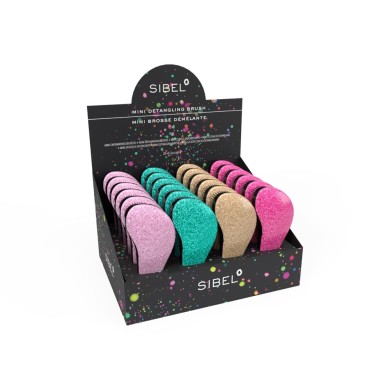 Box 24 pezzi MIni Spazzole Glitter